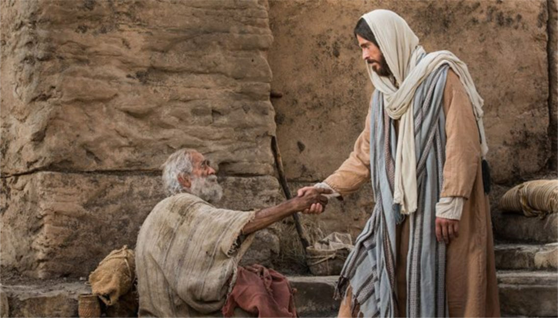 Jesus heals charity overcomes shame